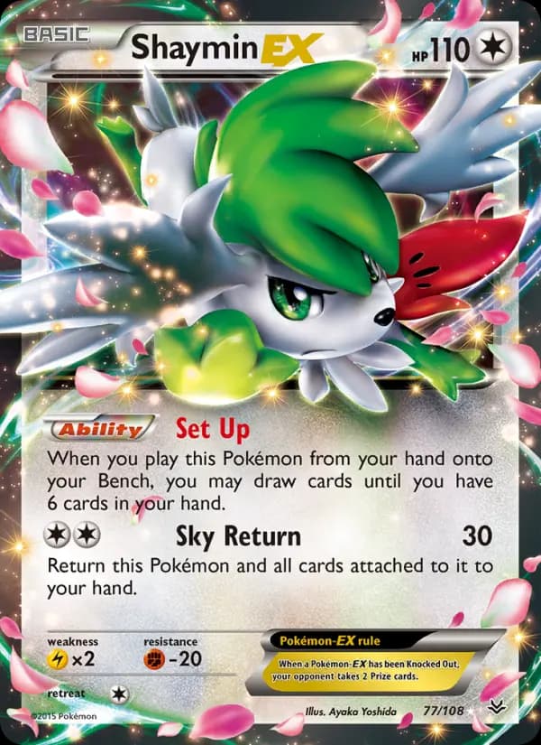Shaymin EX #77 — Roaring Skies