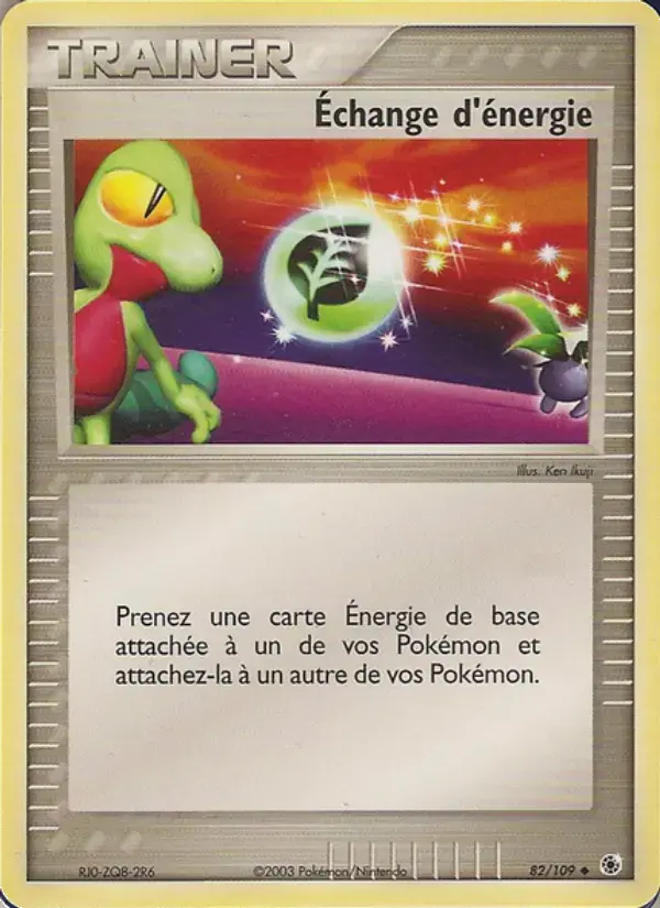 Carte Pokémon Échange d'énergie #82 — Rubis & Saphir