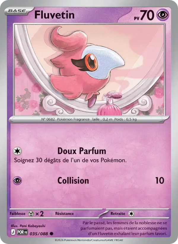 Carte Pokémon Fluvetin #035 — Équilibre Parfait