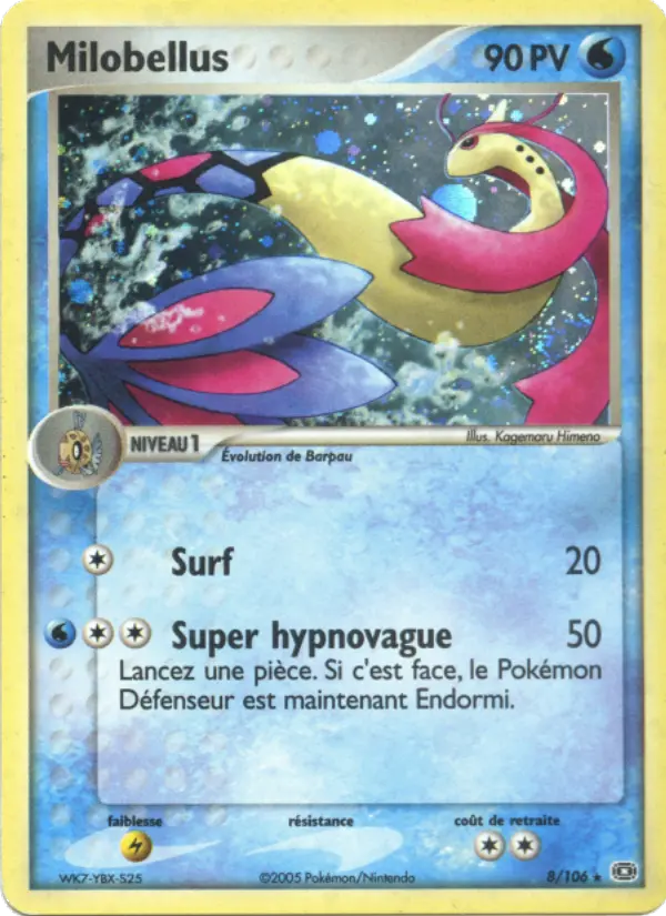 Carte Pokémon Milobellus #8 — Émeraude