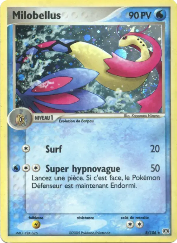 Carte Pokémon Milobellus #8 — Émeraude
