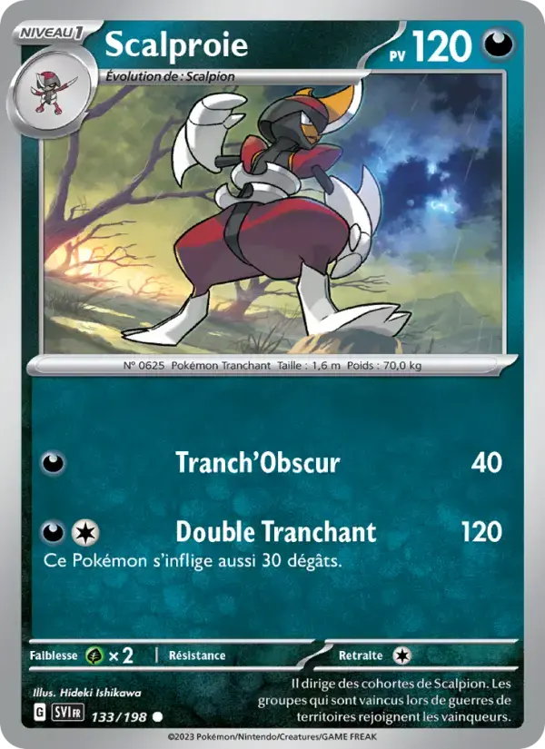 Carte Pokémon Scalproie #133 — Écarlate et Violet