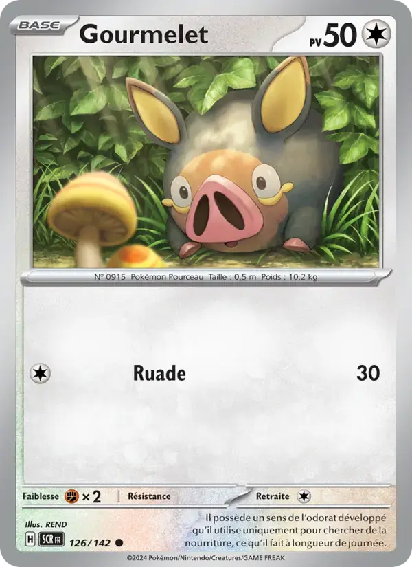 Carte Pokémon Gourmelet #126 — Couronne Stellaire