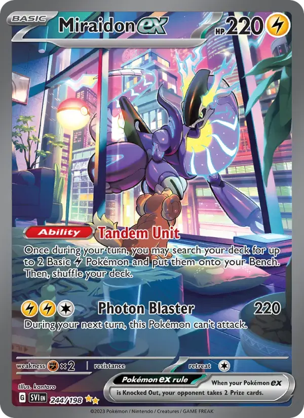 Miraidon ex #244 — Scarlet & Violet