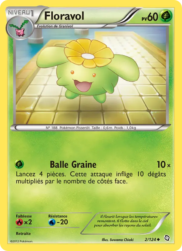 Carte Pokémon Floravol #2 — Dragons Exaltés