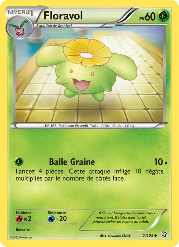 Carte Pokémon Floravol #2 — Dragons Exaltés