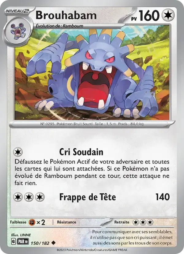 Carte Pokémon Brouhabam #150 — Faille Paradoxe