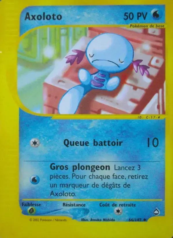 Carte Pokémon Axoloto #66 — Aquapolis