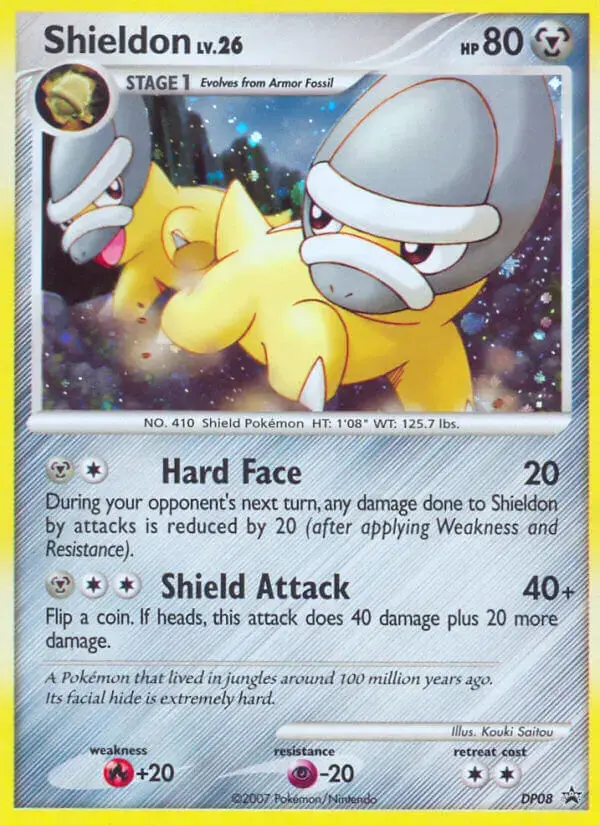 Carte Pokémon Dinoclier #DP08 — Promos Diamant et Perle