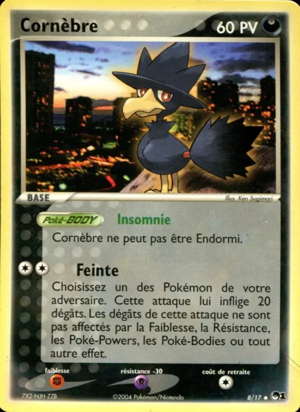 Carte Pokémon Cornèbre #8 — POP 1
