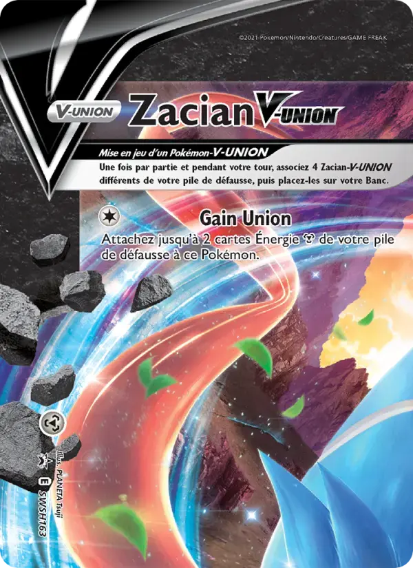 Carte Pokémon Zacian V-UNION #SWSH163 — Promos Épée et Bouclier