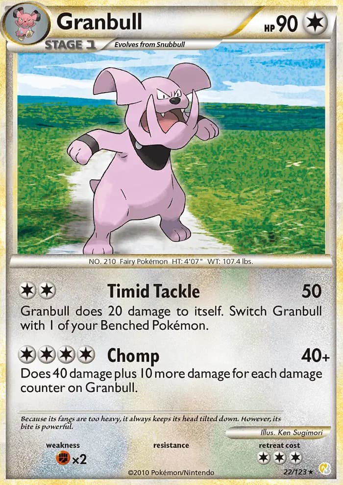 Granbull #22 — HeartGold SoulSilver