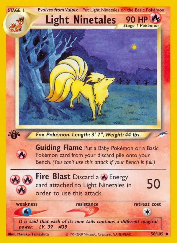 Light Ninetales #50 — Neo Destiny