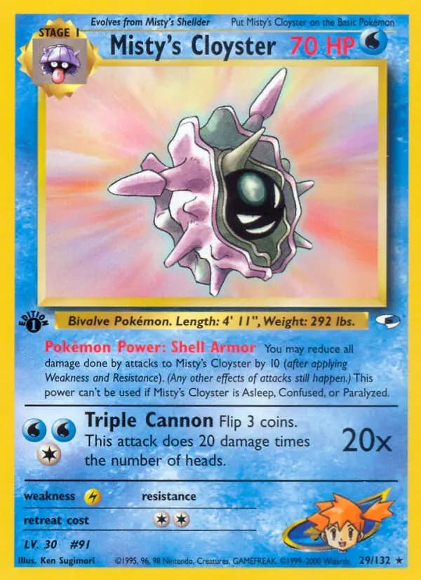 Misty's Cloyster #29 — Gym Heroes