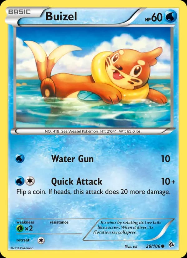Buizel #28 — Flashfire