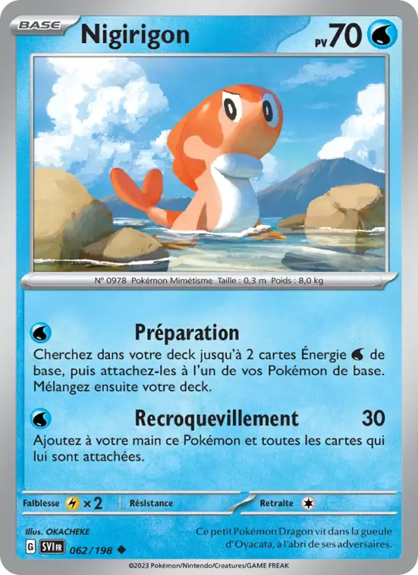 Carte Pokémon Nigirigon #062 — Écarlate et Violet