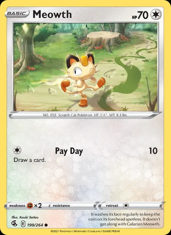 Meowth #199 — Fusion Strike