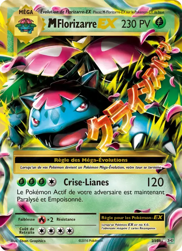 Carte Pokémon M-Florizarre EX #2 — Évolutions XY