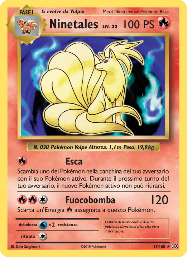 Carte Pokémon Feunard #15 — Évolutions XY