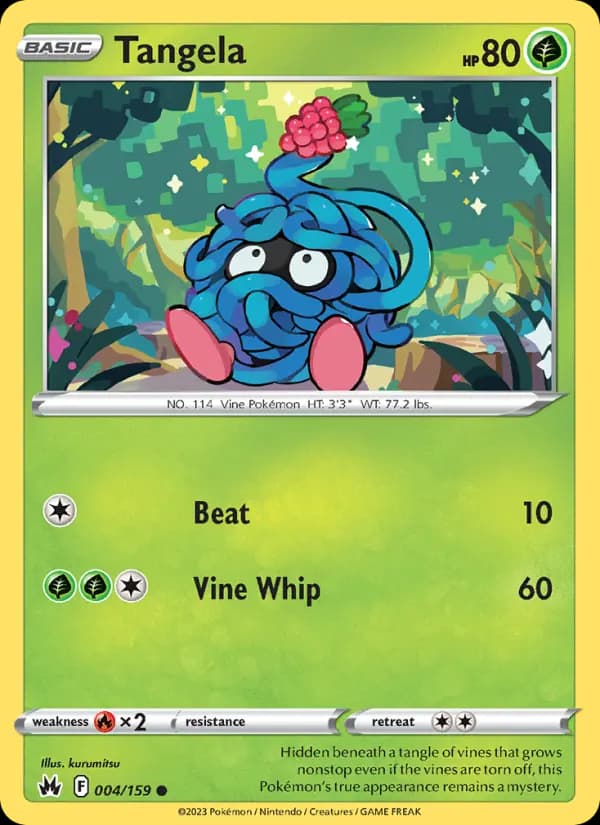 Tangela #004 — Crown Zenith