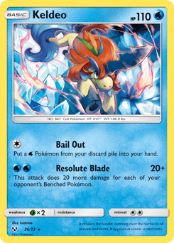 Carte Pokémon Keldeo #26 — Légendes Brillantes