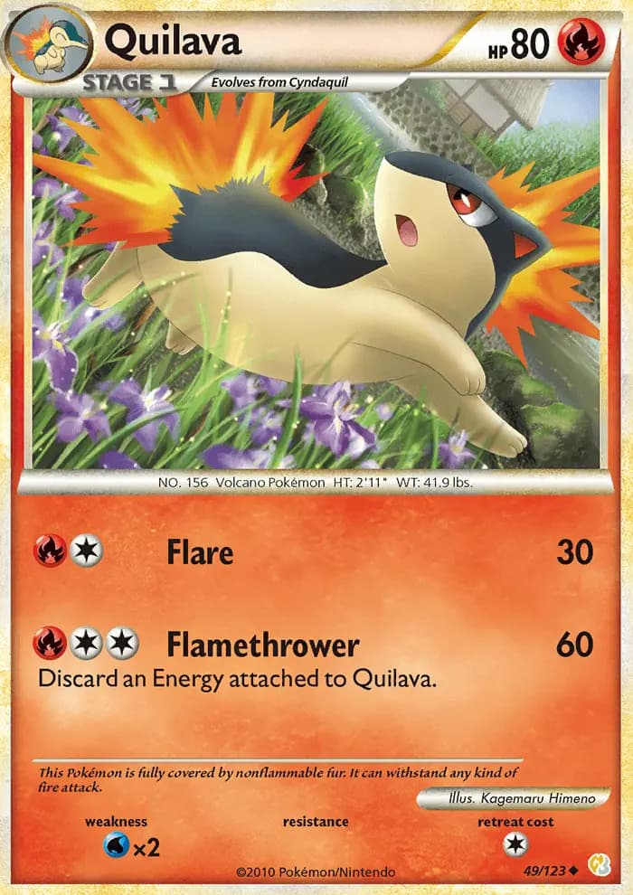 Quilava #49 — HeartGold SoulSilver