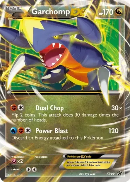 Carte Pokémon Carchacrok-EX #XY09 — Jumbo