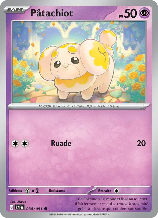 Carte Pokémon Pâtachiot #038 — Destinées de Paldea