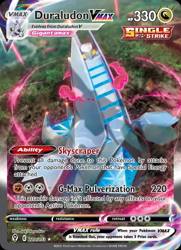 Duraludon VMAX #220 — Evolving Skies