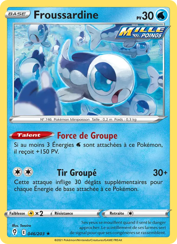 Carte Pokémon Froussardine #46 — Évolution Céleste