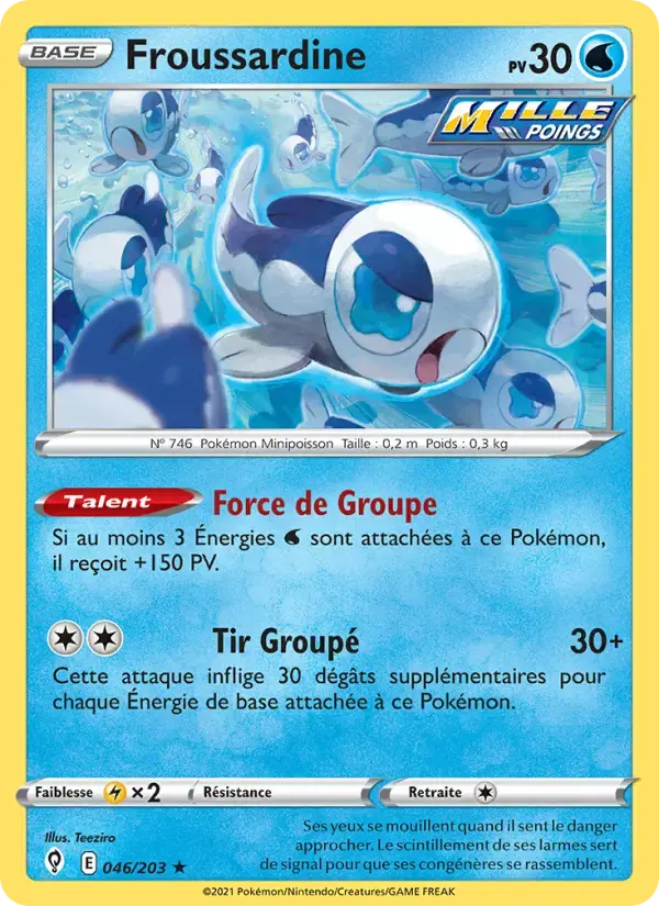 Carte Pokémon Froussardine #46 — Évolution Céleste