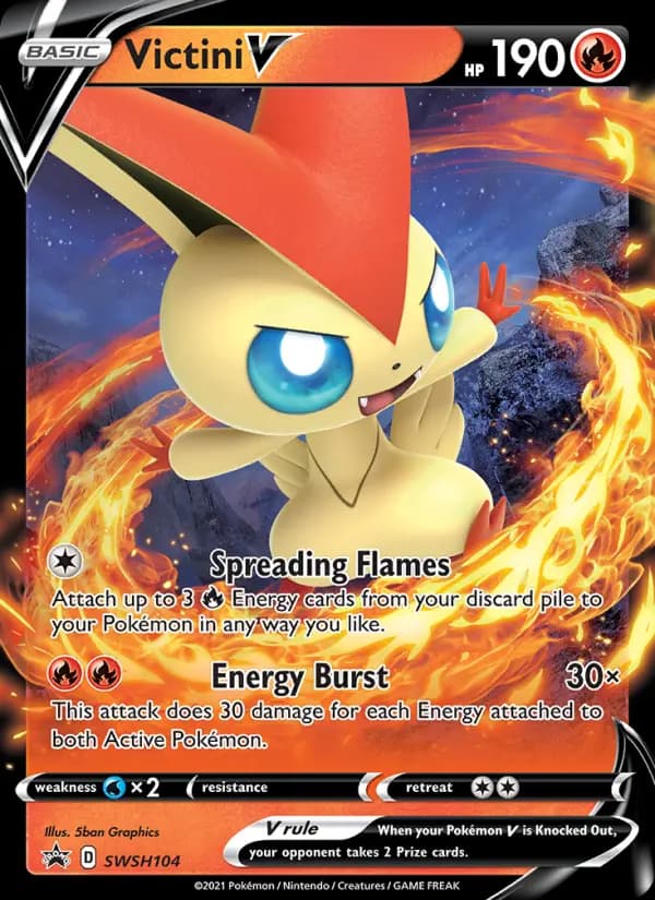 Victini V #SWSH104 — Sword & Shield Promos
