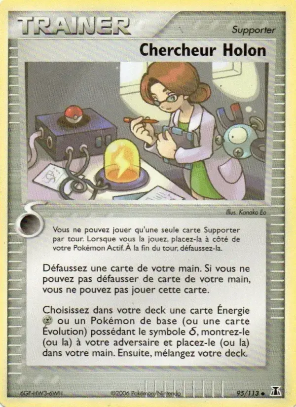 Carte Pokémon Chercheur Holon #95 — Espèces Delta
