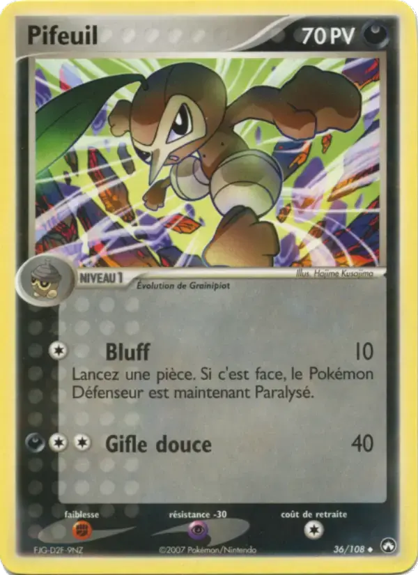 Carte Pokémon Pifeuil #36 — Gardiens du Pouvoir