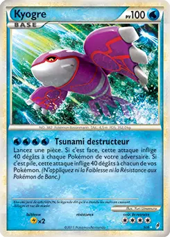 Carte Pokémon Kyogre #101 — L'Appel des Légendes