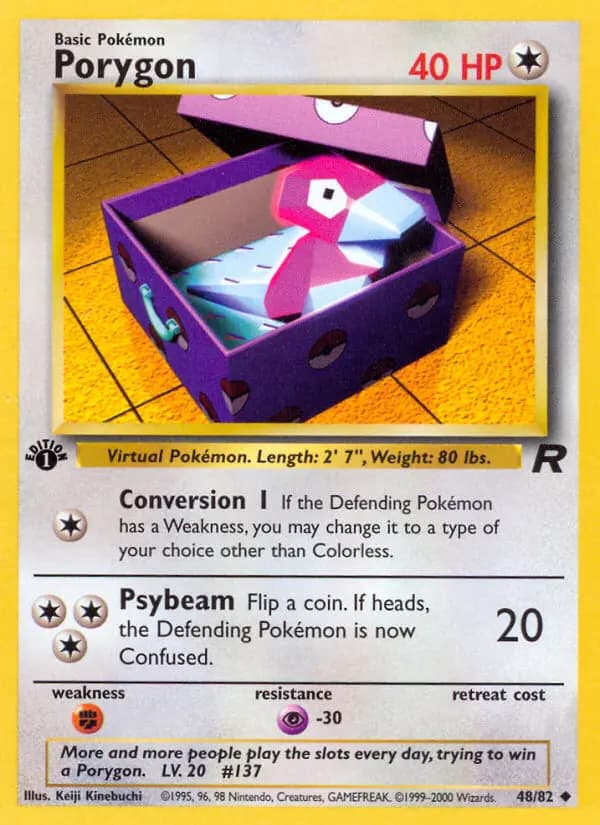 Porygon #48 — Team Rocket
