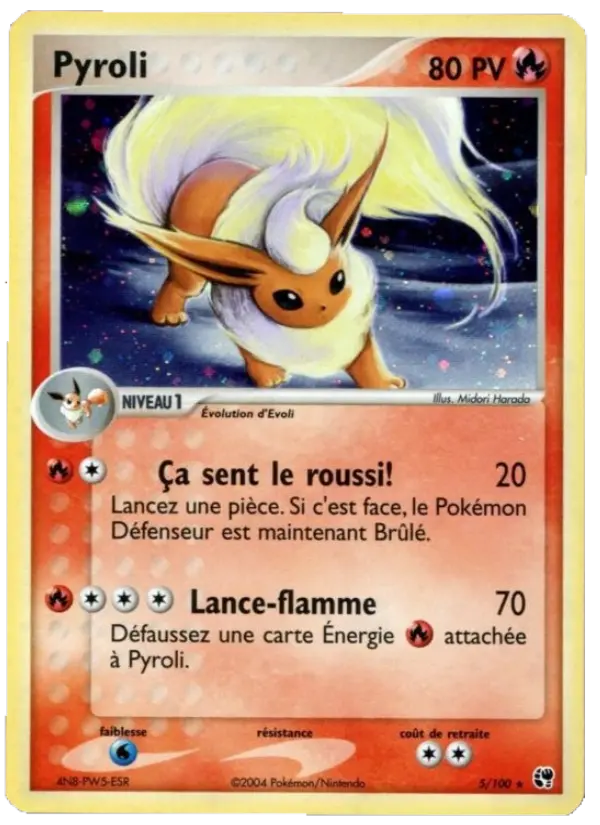Carte Pokémon Pyroli #5 — Tempête de Sable