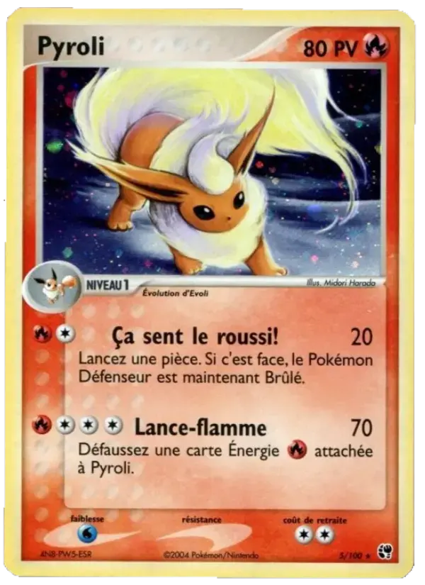 Carte Pokémon Pyroli #5 — Tempête de Sable