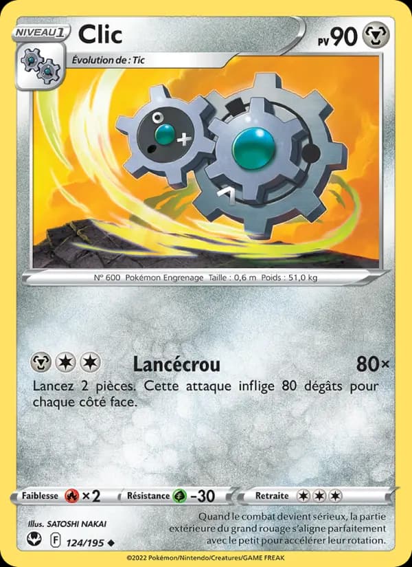 Carte Pokémon Clic #124 — Tempête Argentée