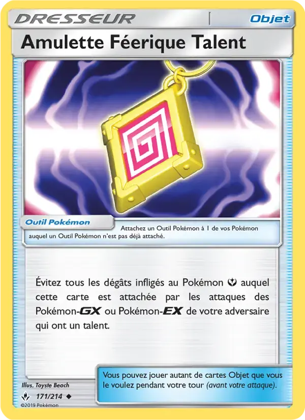 Carte Pokémon Amulette Féerique Talent #171 — Alliance Infaillible
