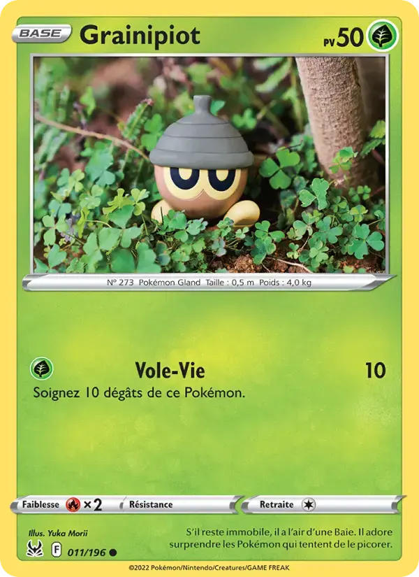 Carte Pokémon Grainipiot #011 — Origine Perdue