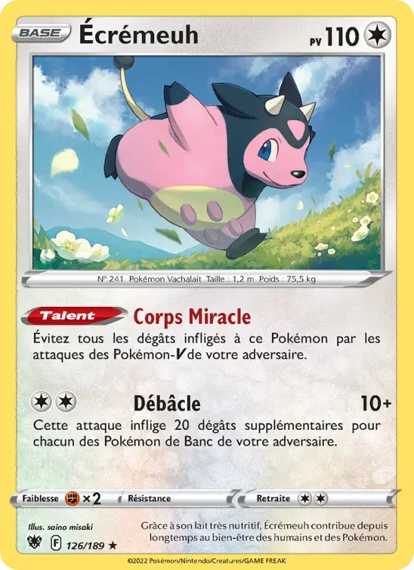 Carte Pokémon Écrémeuh #126 — Astres Radieux