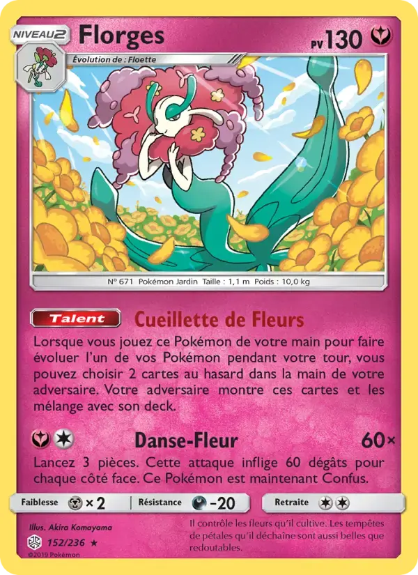 Carte Pokémon Florges #152 — Éclipse Cosmique