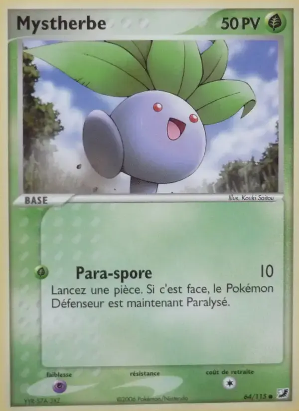 Carte Pokémon Mystherbe #64 — Forces Cachées