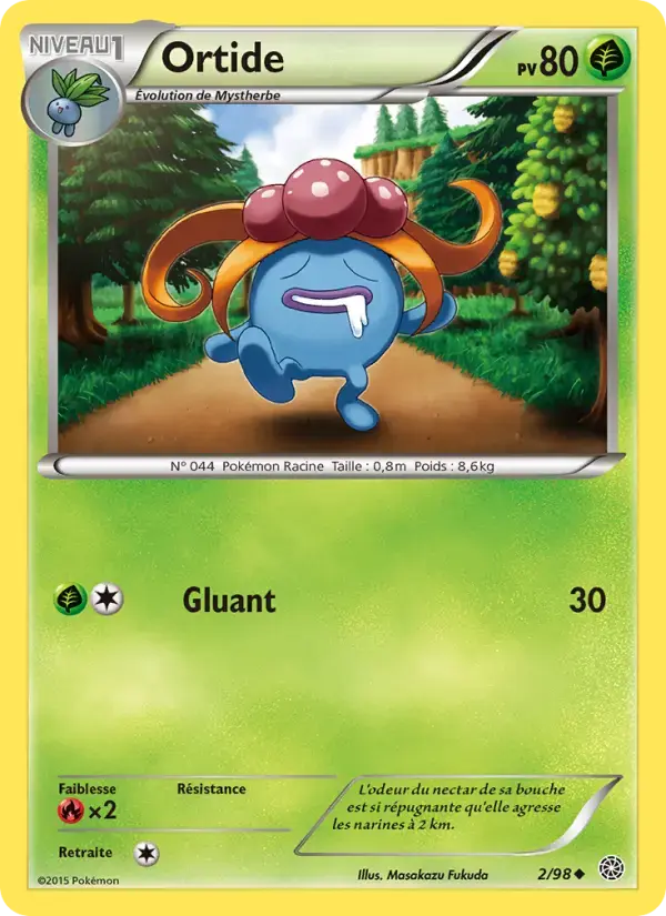 Carte Pokémon Ortide #2 — Origines Antiques