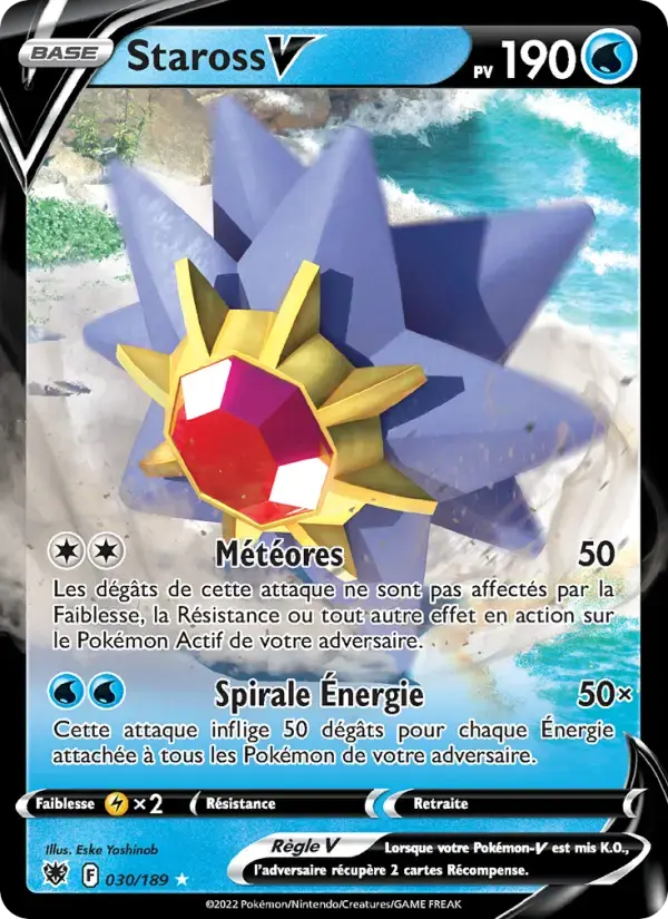 Carte Pokémon Staross V #030 — Astres Radieux