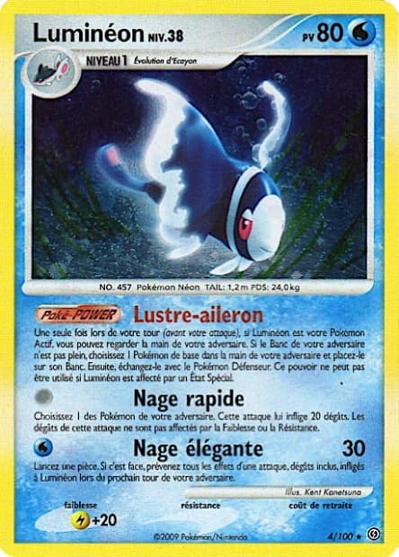 Carte Pokémon Luminéon #4 — Tempête