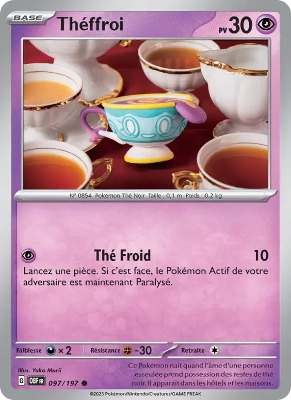 Carte Pokémon Théffroi #097 — Flammes Obsidiennes