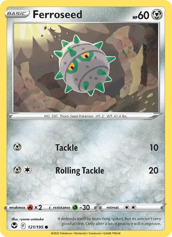 Ferroseed #121 — Silver Tempest