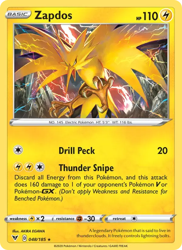 Zapdos #048 Cosmos — Vivid Voltage